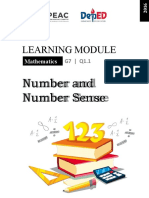 Learning Module: Number and Number Sense