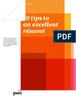 10 Tips To An Excellent Résumé - PWC Venezuela