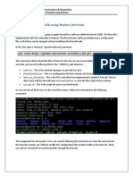 Understanding Firewalls Using Mininet (20 Points)