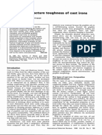 Fracture and Fracture Toughness of Cast Irons: W. L. Bradley and M. N. Srinivasan