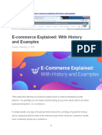 E-Commerce Explained: With History and Examples: Tuesday, September 11, 2018