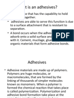 What Is An Adhesives?