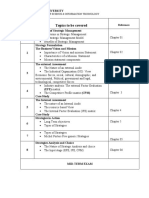 Course Outline Strategic Management MGT-505