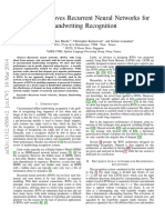 Dropout Improves Recurrent Neural Networks For Handwriting Recognition