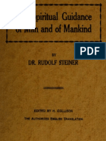 Rudolf Steiner - The Spiritual Guidance of Man and of Mankind, 1915  