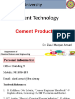 Cement Technology: Kathmandu University