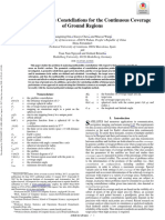 Analysis of Satellite Constellations For The Continuous Coverage of Ground Regions