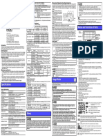 Digital M Hitester: Names and Functions of Parts