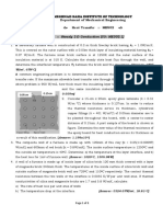 Problem Sheet-02 - ME502 - Steady Heat Conduction