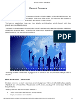 Electronic Commerce - Tutorialspoint PDF