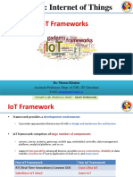 Cs578: Internet of Things: Iot Frameworks