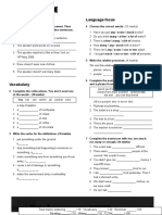 Unit 2 Test: Listening Language Focus