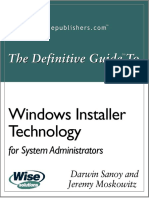 The Definitive Guide To Windows Installer Technology PDF