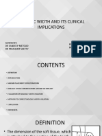 Biological Width and Its Clinical Implications