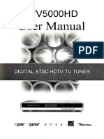 Digital ATSC HDTV TV Tuner User Manual