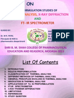 Thermal Analysis,: Ft-Ir Spectrometer