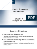 Electronic Commerce Tenth Edition: Selling On The Web