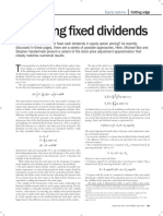 Finessing Fixed Dividends