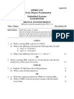 M.Tech. Degree Examination Embedded Systems: (EPRES 233)