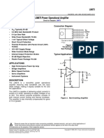 LM675 Power Operational Amplifier: Features