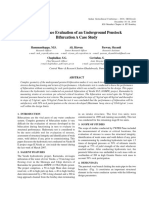 Performance Evaluation of An Underground Penstock Bifurcation A Case Study PDF