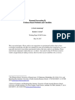 Demand Forecasting II: Evidence-Based Methods and Checklists