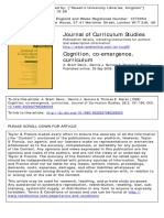 1996 Davis B & Sumara D & Kieren T Cognition Co Emergence Curriculum