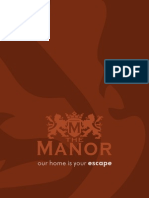 The Manor Menu