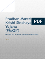 Pradhan Mantri Krishi Sinchayee Yojana (Pmksy) : Manual For District-Level Functionaries