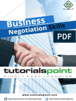 Business Negotiation Skills Tutorial PDF