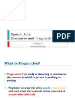 Eng 429 - Chapter 3 - Discourse and Pragmatics