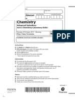 October 2017 (IAL) QP - Paper 3 Edexcel Chemistry A-Level