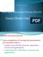 Microwave Lect 8 - UoD - 2014 - Solid State Microwave Desvice - Part I