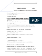 Sequences and Series Topic 4: A A A A D