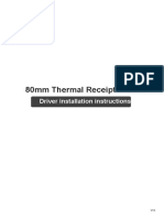 80mm Thermal Receipt Printer-Driver Installation Instructions (RT V1.0)