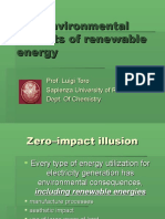 The Environmental Impacts of Renewable Energy