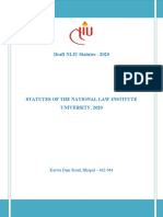 Draft Nliu Statutes