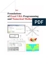 Foundations of Excel VBA Programming and Numerical Methods PDF