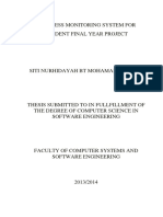 Progress Monitoring System For Student Final Year Project