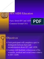 HIV/AIDS Education: Facts About HIV and AIDS Common Ground USA