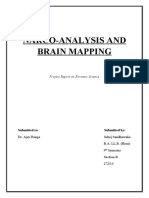 Narco-Analysis and Brain Mapping: Project Report On Forensic Science