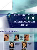 Ramification of Scarborough Shoal