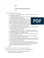 Assessment Task 2 Part A: Financial Management Planning Project