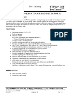 Ttp229-Lsf Tontouch: 16 Keys or 8 Keys Touch Pad Detector Ic