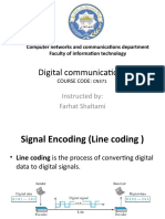 Digital Communications: Instructed By: Farhat Shaltami