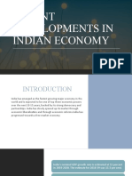 Recent Developments in Indian Economy