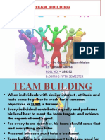 Story On Team Building