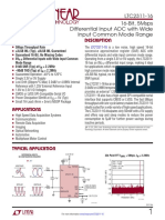 Features Description: LTC2311-16 16-Bit, 5Msps Differential Input ADC With Wide Input Common Mode Range