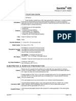 Sanitile 655: Selection & Specification Data