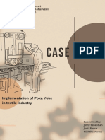 Case Study: Implementation of Poka Yoke in Textile Industry